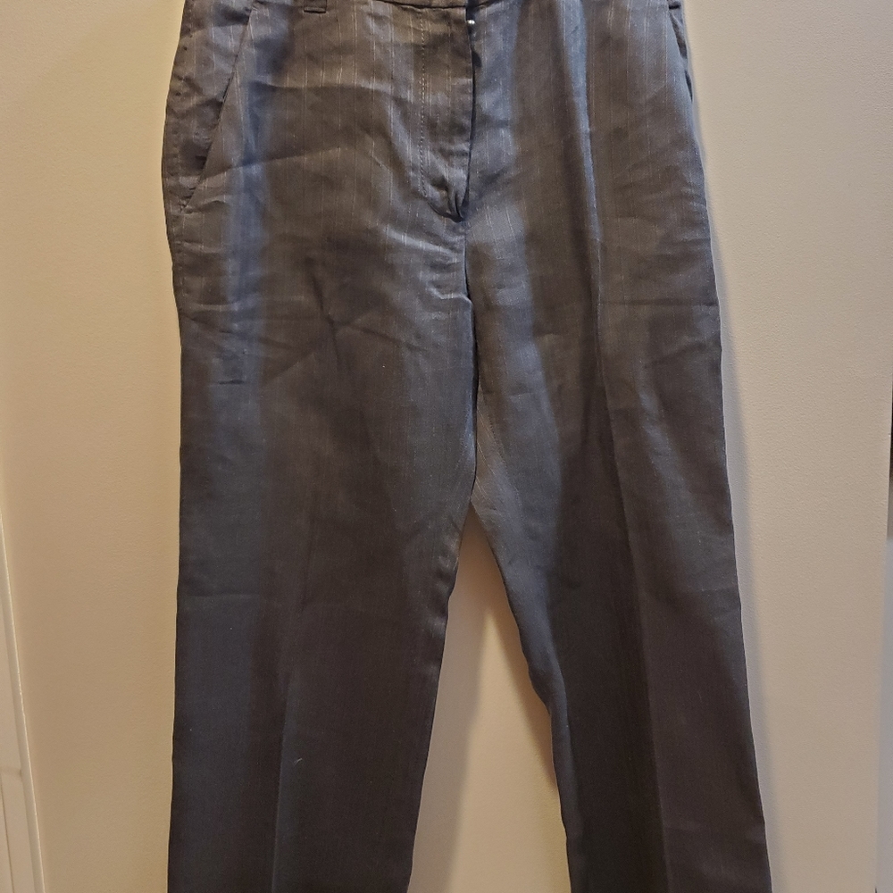 MARC JACOBS Striped gray trouser